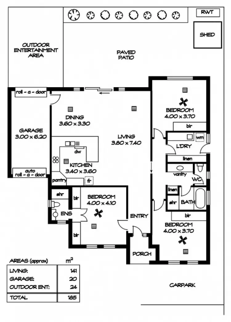 Floorplan of Homely house listing, 14A Wooton Road, Edwardstown SA 5039