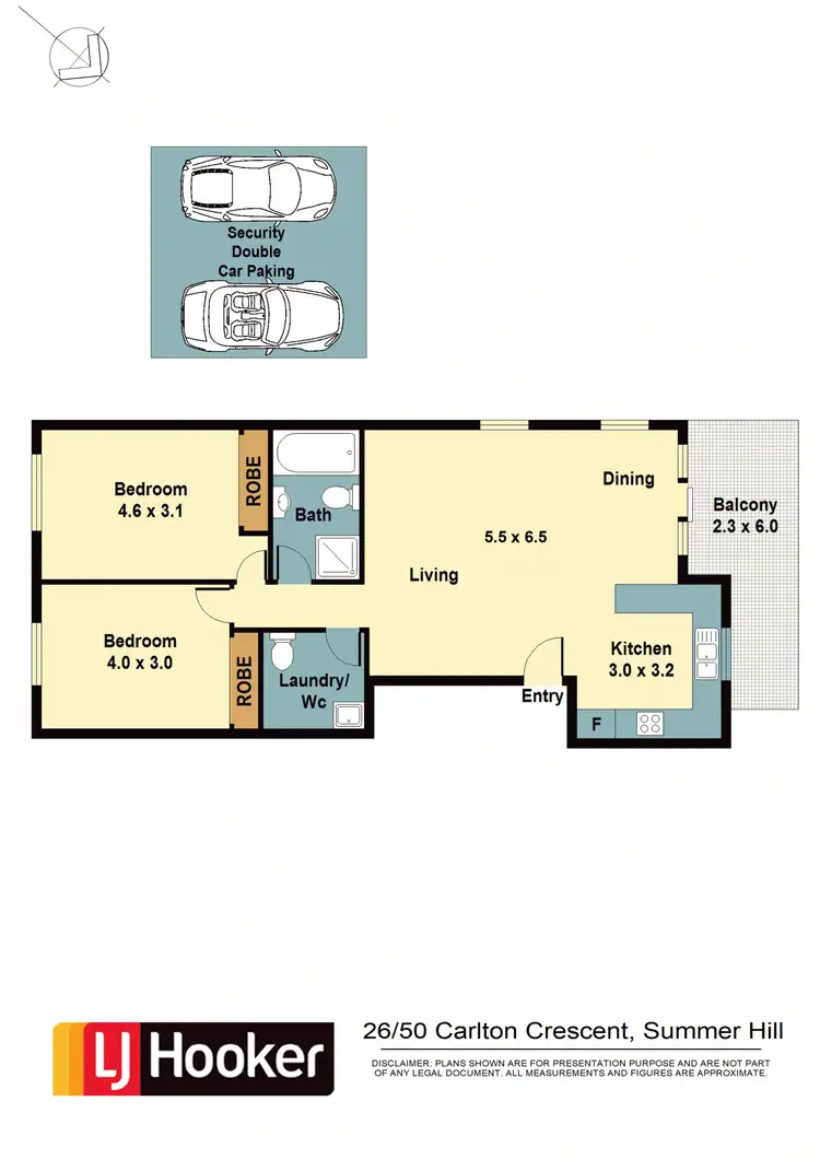 Floorplan of Homely apartment listing, 26/50 Carlton Cres, Summer Hill NSW 2130