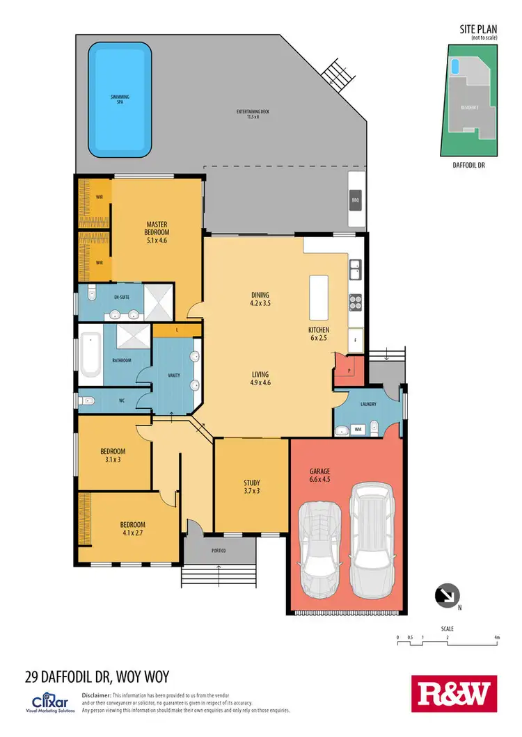 Floorplan of Homely house listing, 29 Daffodil Drive, Woy Woy NSW 2256