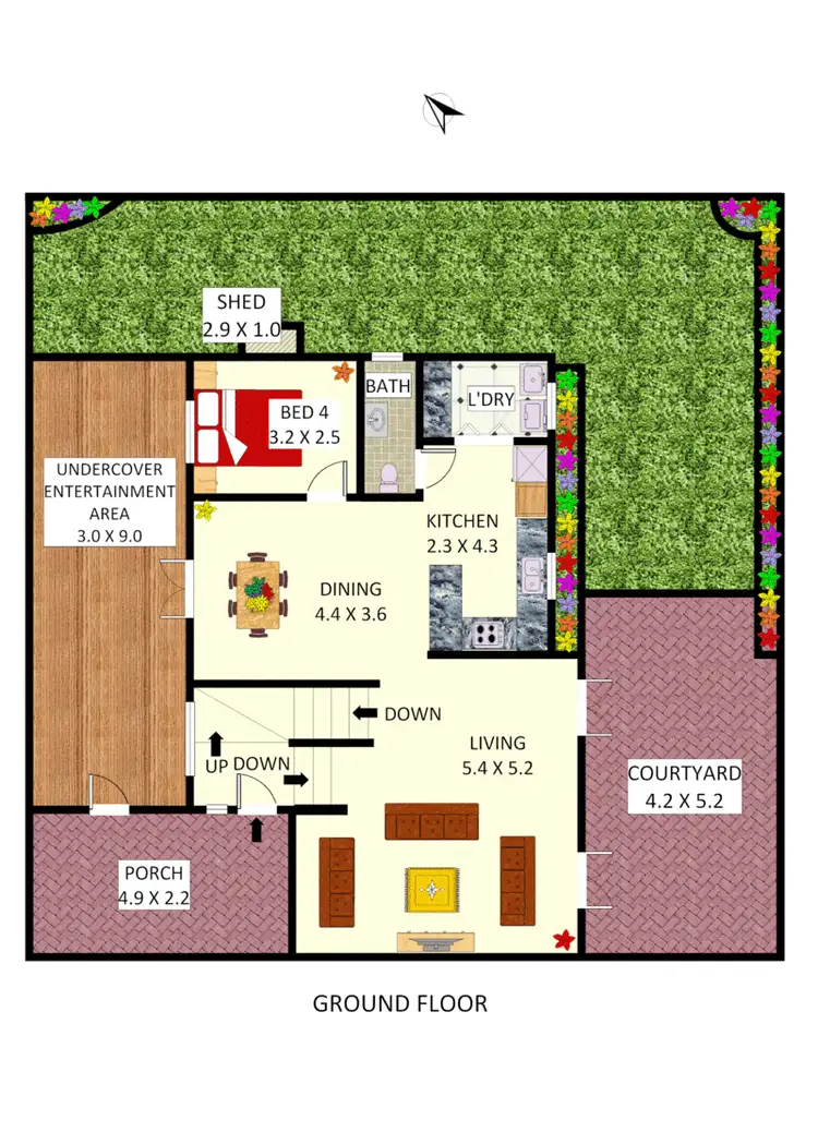 Floorplan of Homely townhouse listing, 6/132 Burwood Road, Croydon Park NSW 2133