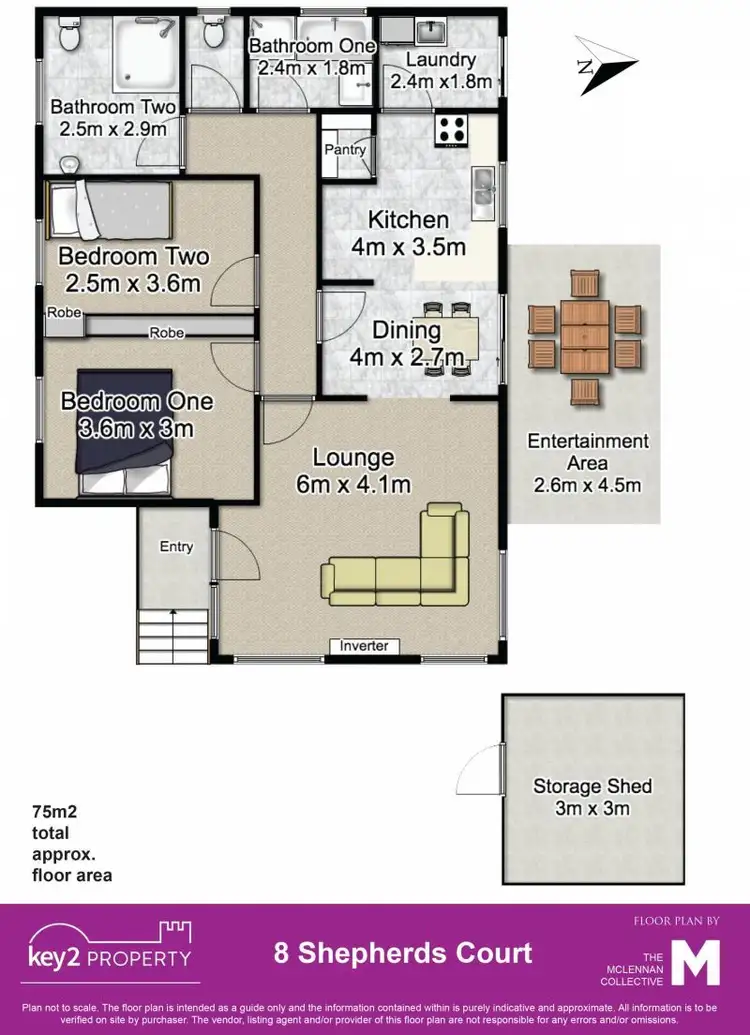 Floorplan of Homely house listing, 8 Shepherds Court, Evandale TAS 7212
