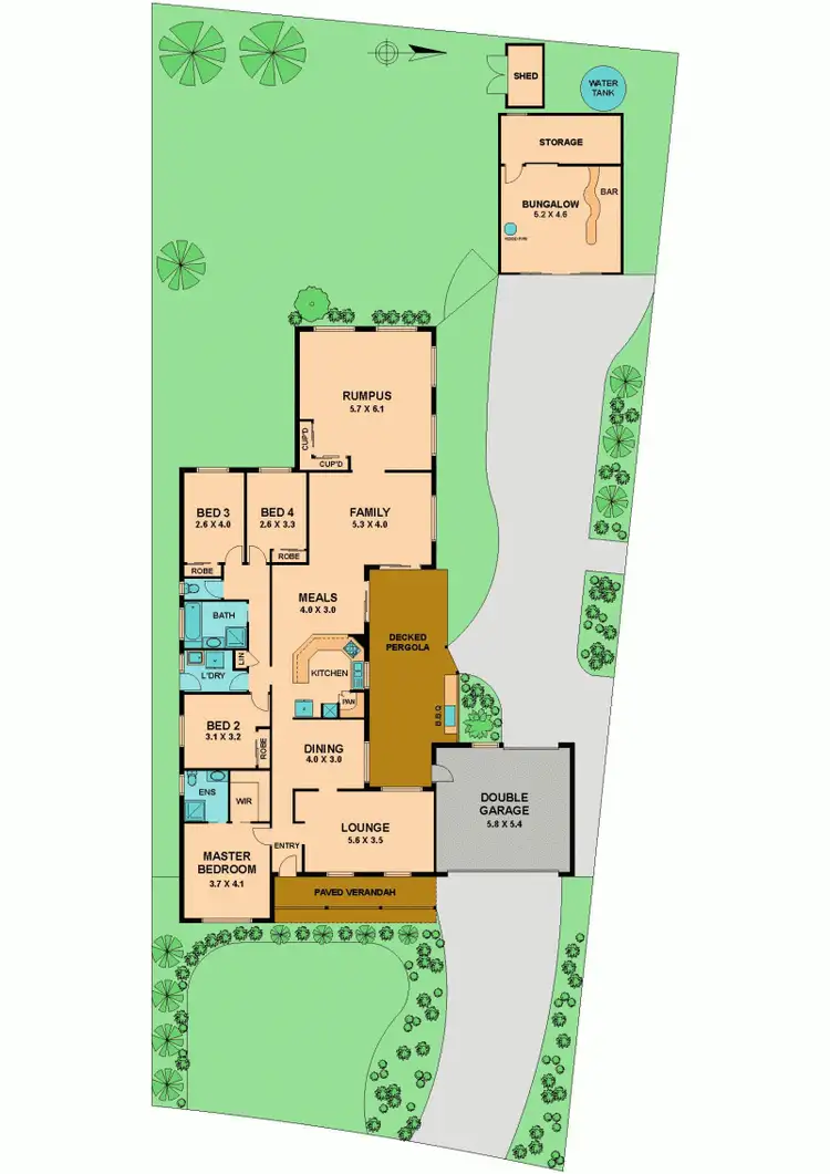 Floorplan of Homely house listing, 29 COTTAGE CRES, Kilmore VIC 3764