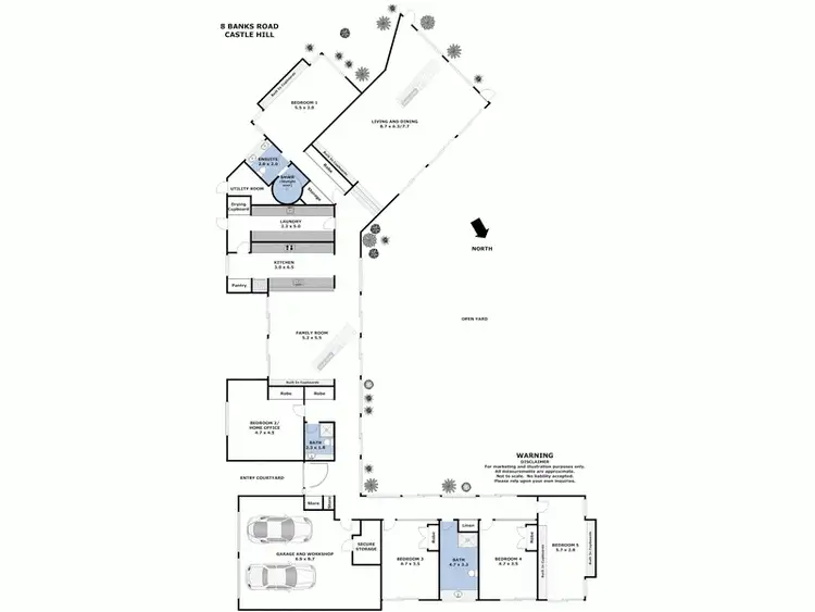 Floorplan of Homely house listing, Address available on request