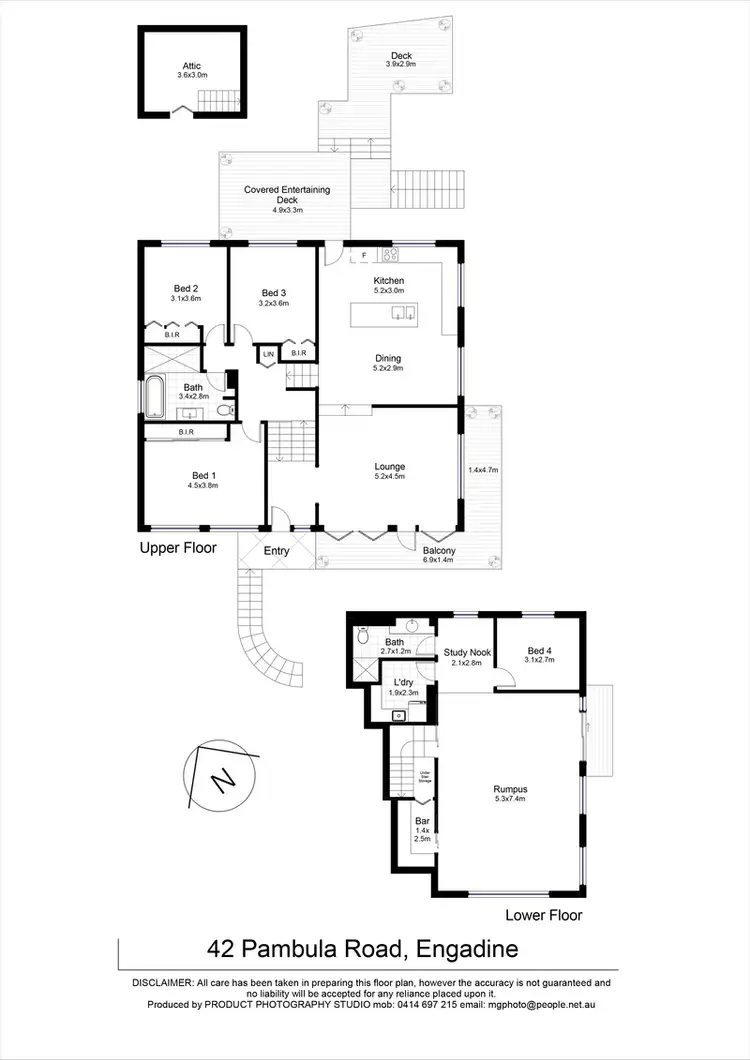 Floorplan of Homely house listing, 42 Pambula Road, Engadine NSW 2233