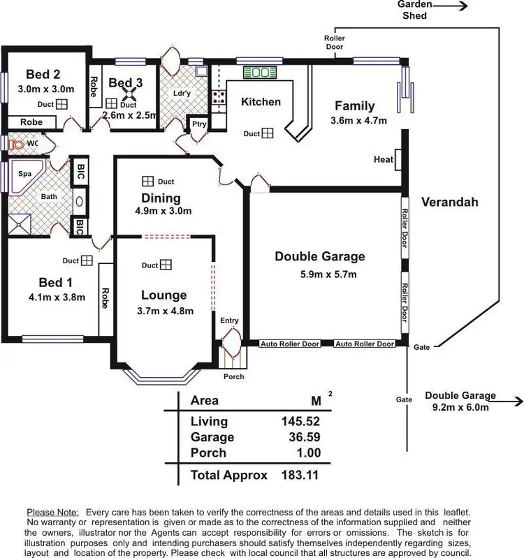 Floorplan of Homely house listing, Address available on request
