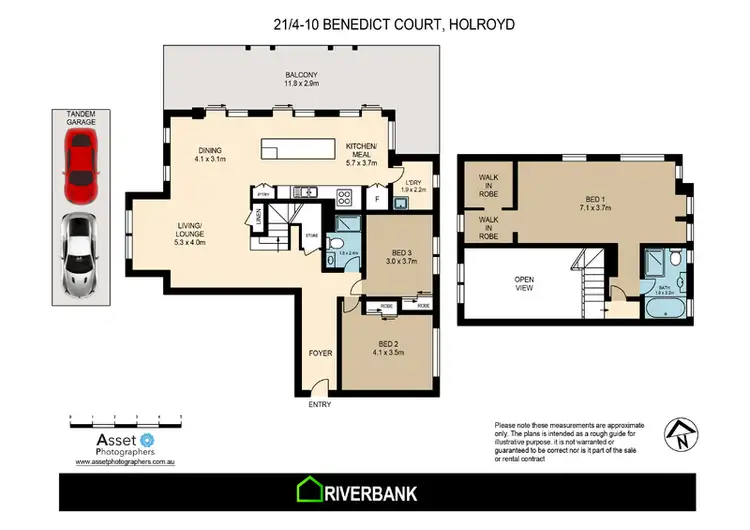 Floorplan of Homely unit listing, 21/4-10 Benedict Court, Holroyd NSW 2142