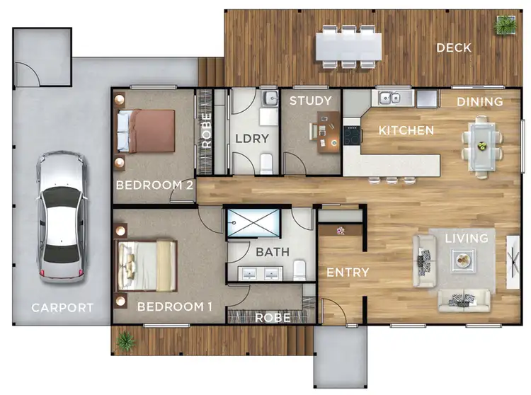 Floorplan of Homely house listing, 75/39 - 89 Gordon Young Drive, South West Rocks NSW 2431