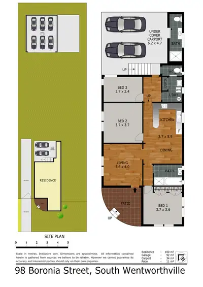 Floorplan of Homely house listing, 98 Boronia St, South Wentworthville NSW 2145