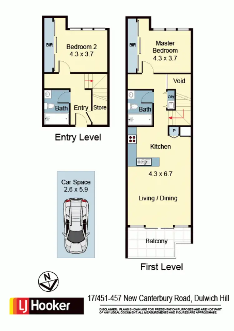 Floorplan of Homely apartment listing, 17/451-457 New Canterbury Road, Dulwich Hill NSW 2203