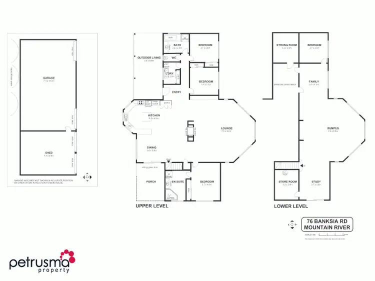 Floorplan of Homely house listing, 76 Banksia Road, Mountain River TAS 7109
