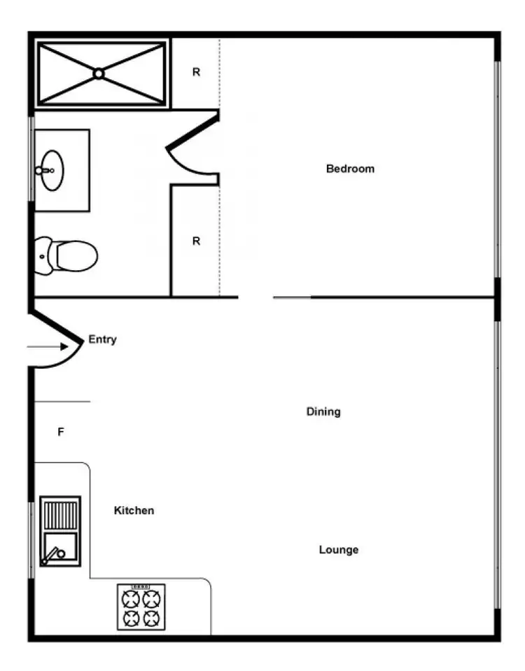 Floorplan of Homely apartment listing, 2/5 Fulton Street, St Kilda East VIC 3183