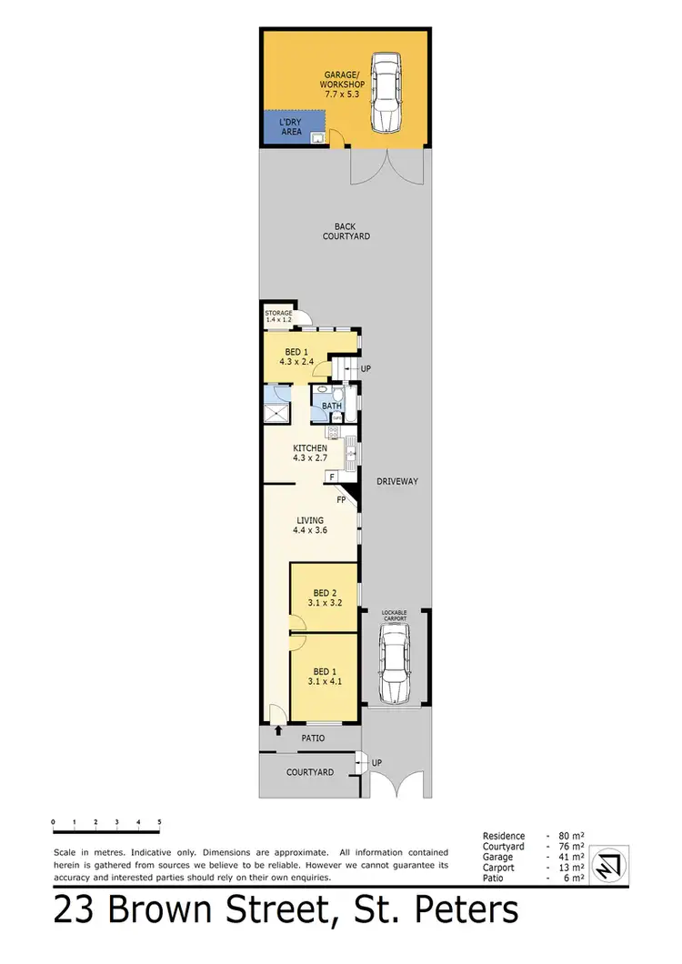 Floorplan of Homely house listing, 23 Brown, St Peters NSW 2044