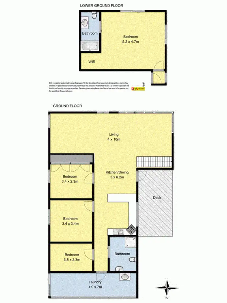 Floorplan of Homely house listing, 76 Casino Avenue, Apollo Bay VIC 3233