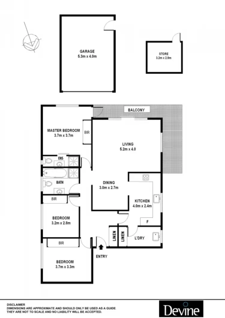 Floorplan of Homely apartment listing, 6/47 Burton Street, Concord NSW 2137