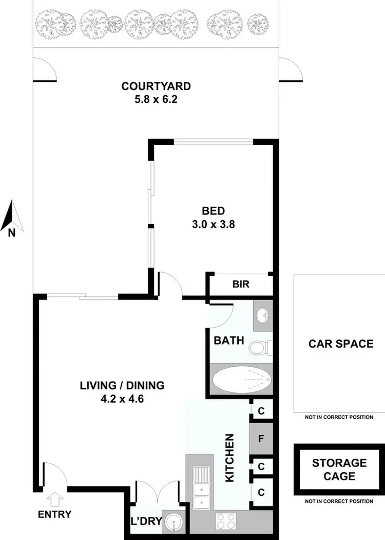 Floorplan of Homely unit listing, 9/12-16 Shackel Avenue, Brookvale NSW 2100