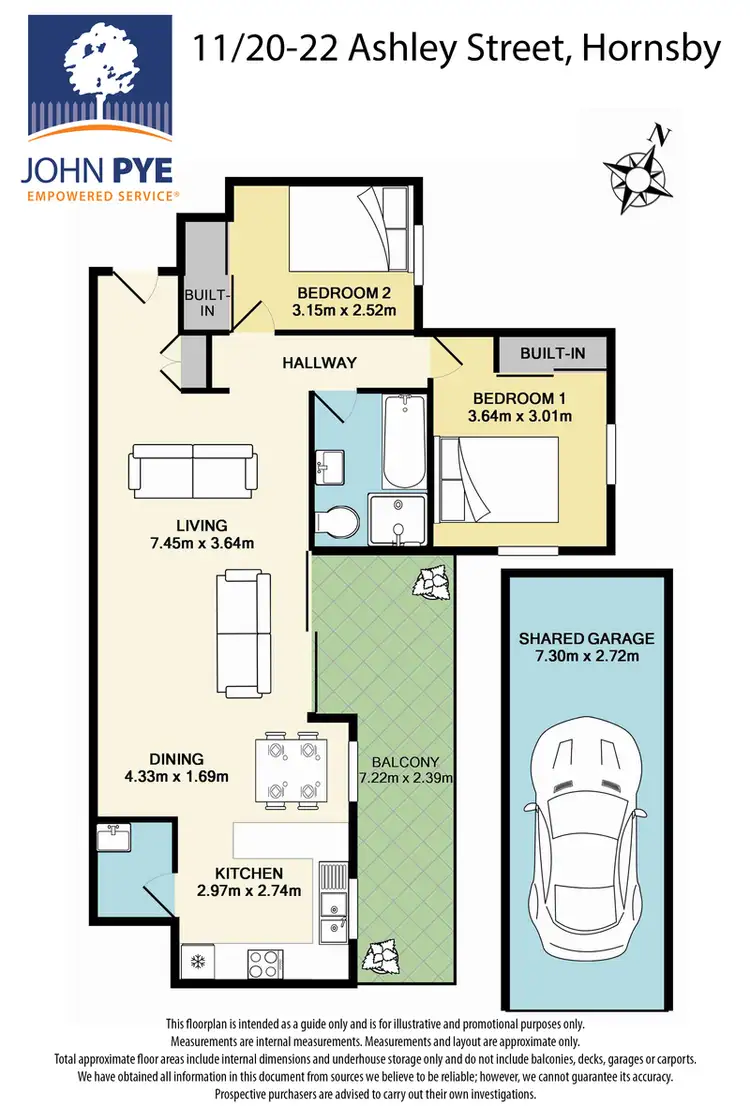Floorplan of Homely unit listing, 11/20-22 Ashley Street, Hornsby NSW 2077