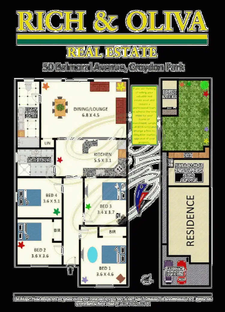 Floorplan of Homely house listing, 50 Balmoral Avenue, Croydon Park NSW 2133