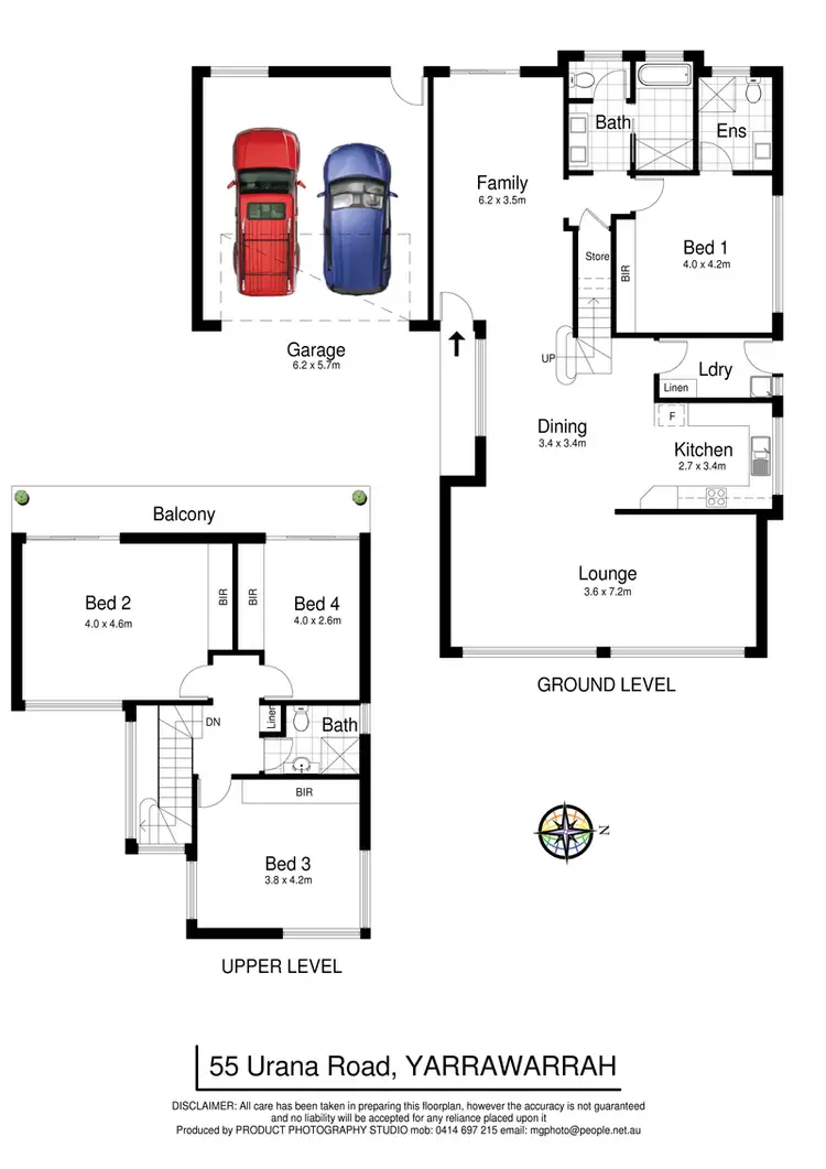Floorplan of Homely house listing, 55 Urana Road, Yarrawarrah NSW 2233