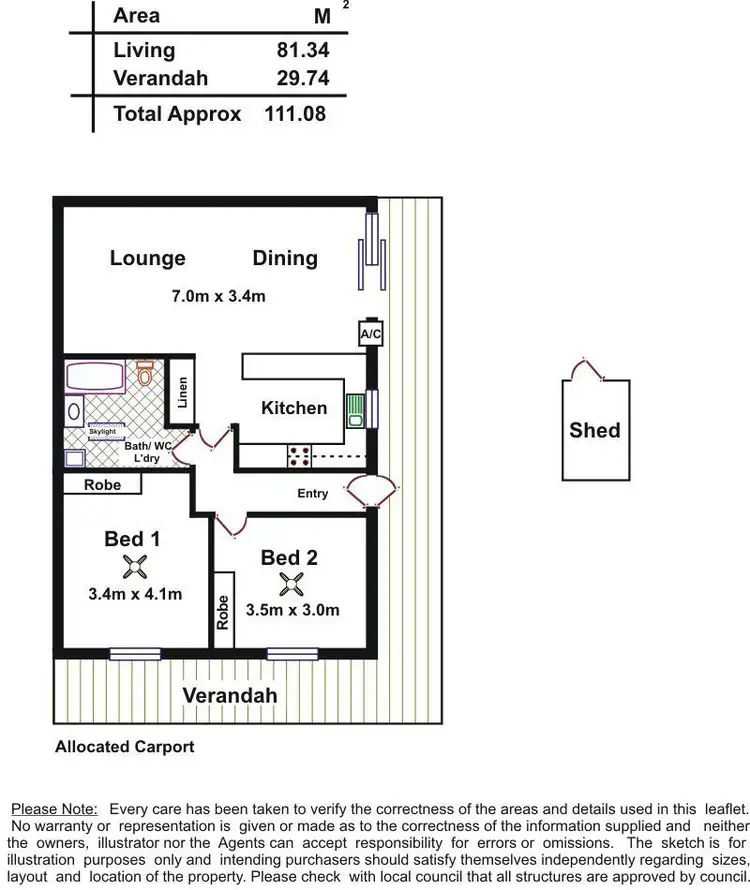 Floorplan of Homely unit listing, Address available on request