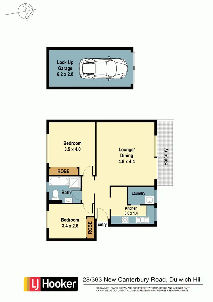 Floorplan of Homely apartment listing, 28/363 New Canterbury Rd, Dulwich Hill NSW 2203