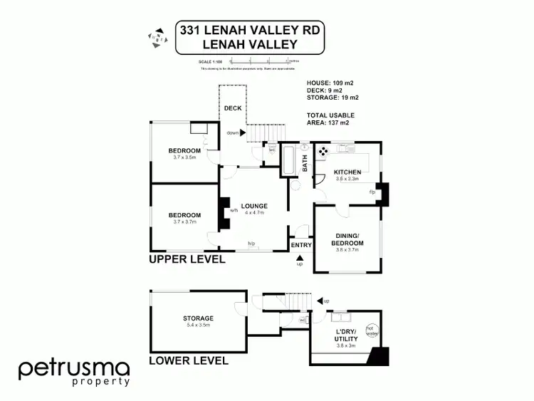 Floorplan of Homely house listing, 331 Lenah Valley Rd, Lenah Valley TAS 7008