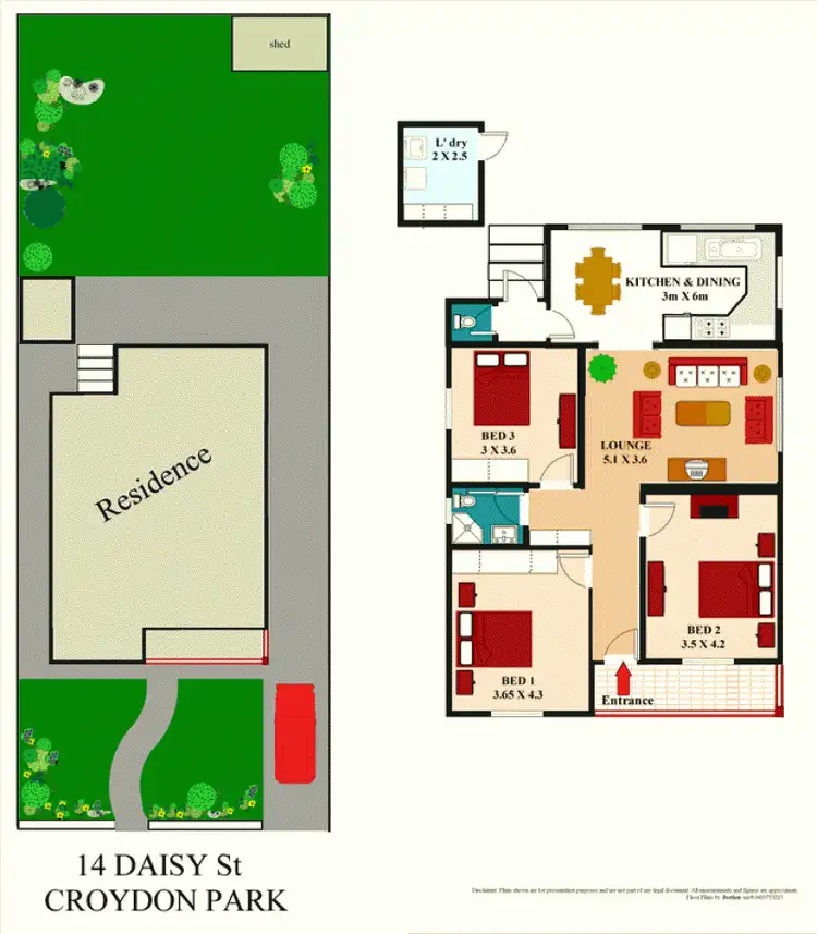 Floorplan of Homely house listing, 14 Daisy Street, Croydon Park NSW 2133