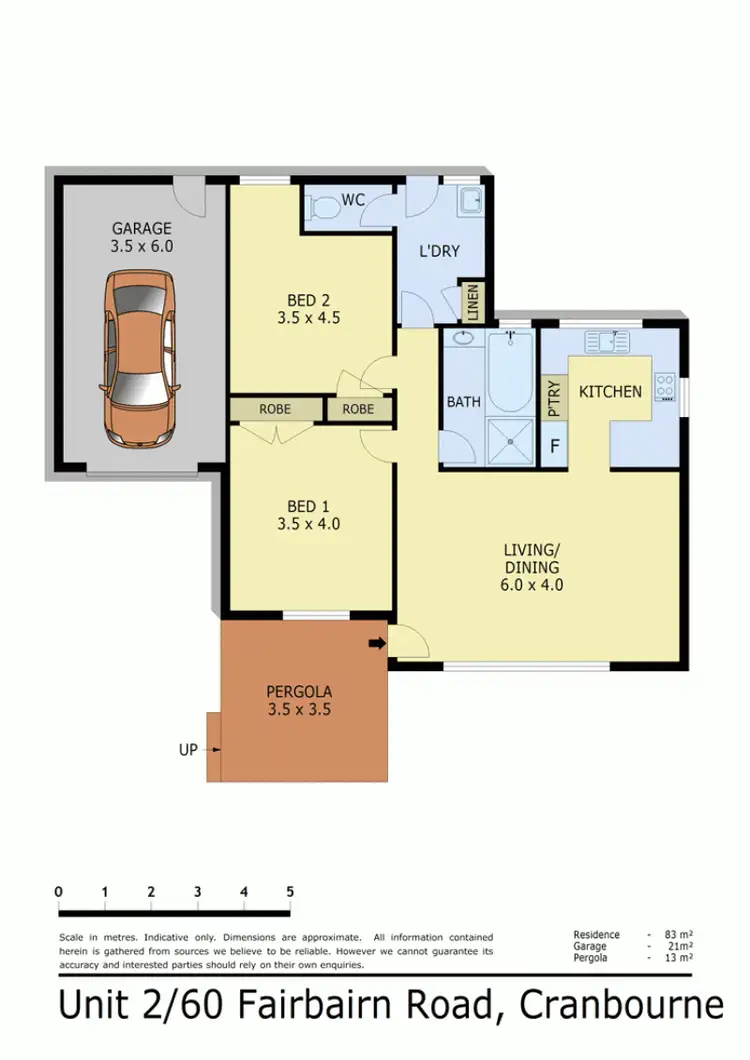 Floorplan of Homely house listing, 2/60 FAIRBAIRN ROAD, Cranbourne VIC 3977