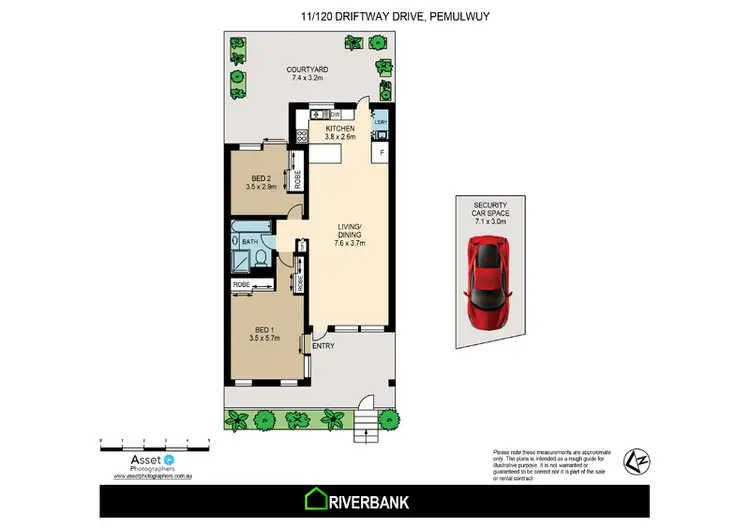 Floorplan of Homely unit listing, 11/120 Driftway Dr, Pemulwuy NSW 2145
