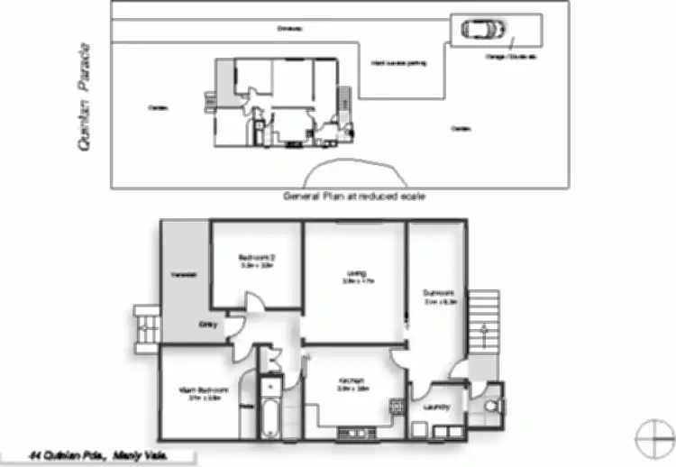 Floorplan of Homely house listing, 44 Quinlan Parade, Manly Vale NSW 2093