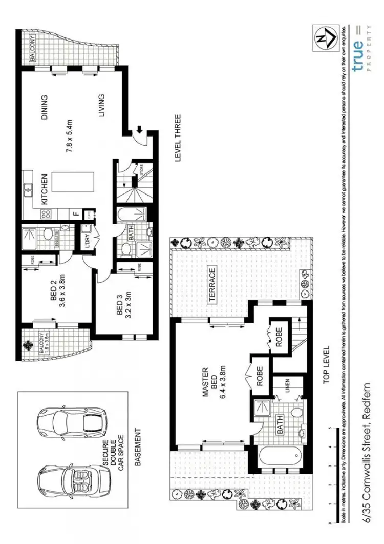 Floorplan of Homely apartment listing, 6/35 Cornwallis Street, Redfern NSW 2016
