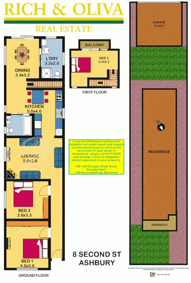 Floorplan of Homely house listing, 8 Second Street, Ashbury NSW 2193