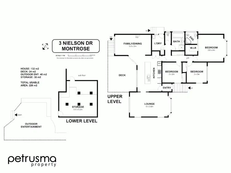 Floorplan of Homely house listing, 3 Nielson Drive, Montrose TAS 7010