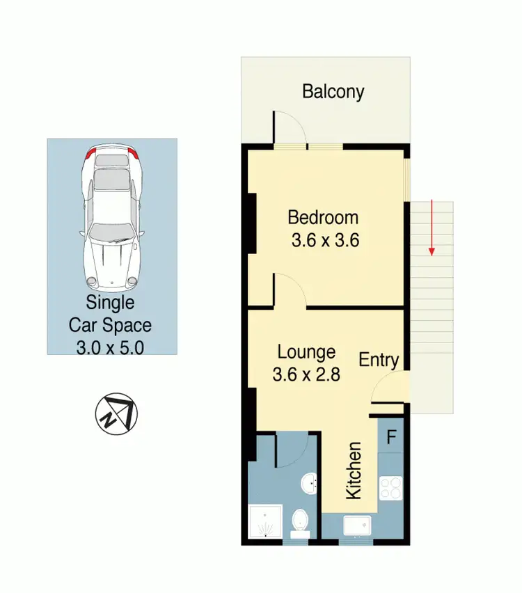 Floorplan of Homely unit listing, 5/19 Tupper Street, Enmore NSW 2042