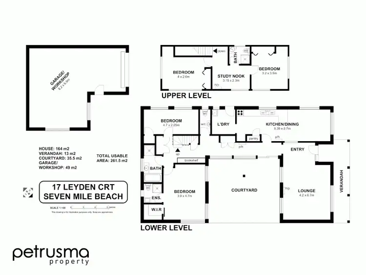 Floorplan of Homely house listing, 17 Leyden Court, Seven Mile Beach TAS 7170
