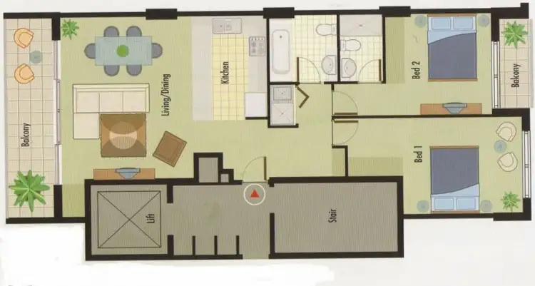 Floorplan of Homely unit listing, 35/105-107 Church St, Parramatta NSW 2150