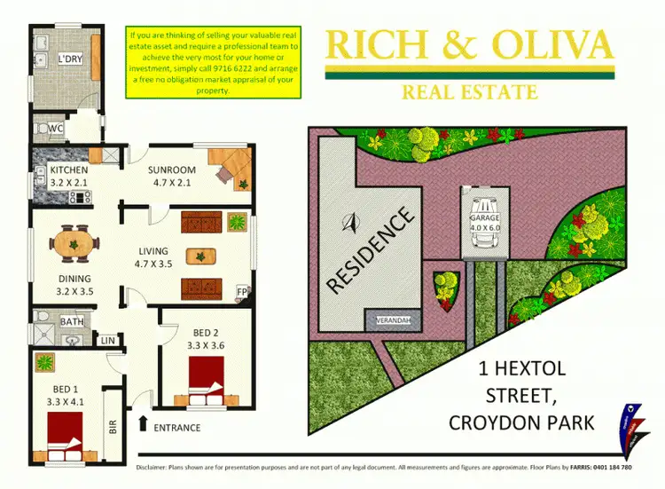 Floorplan of Homely house listing, 1 Hextol Street, Croydon Park NSW 2133