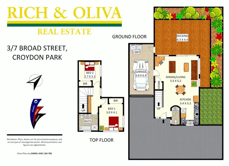 Floorplan of Homely semi-detached listing, 3/7 Broad Street, Croydon Park NSW 2133