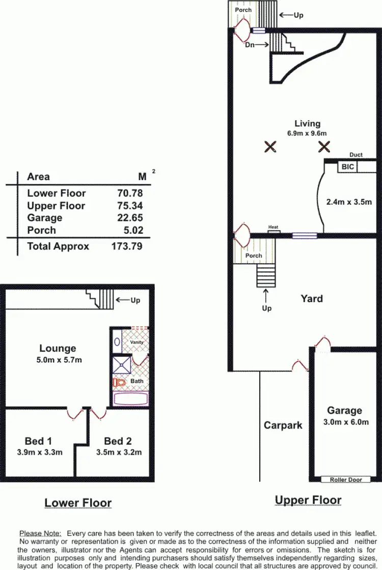 Floorplan of Homely townhouse listing, Address available on request
