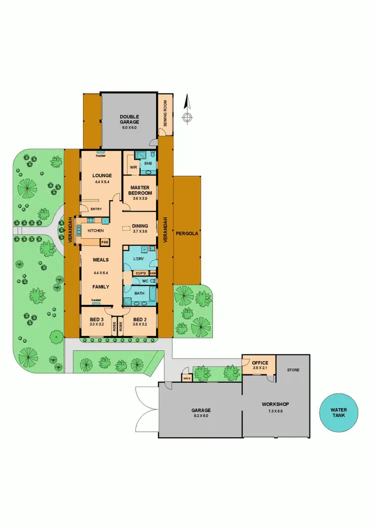 Floorplan of Homely house listing, 2 CURRY ROAD, Kilmore VIC 3764
