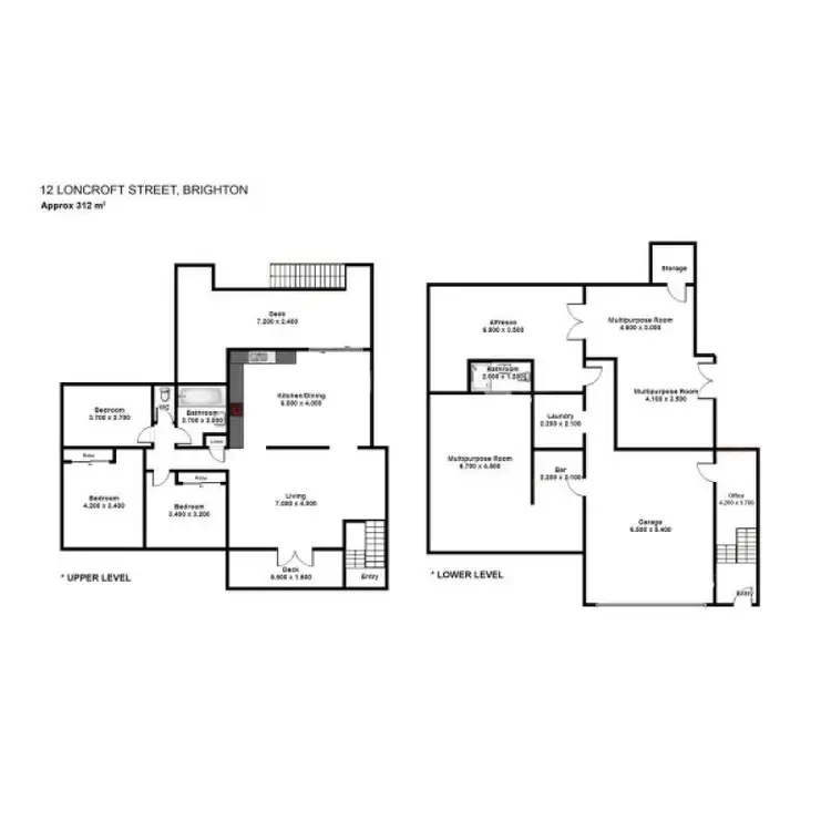 Floorplan of Homely house listing, 12 Loncroft St, Brighton QLD 4017