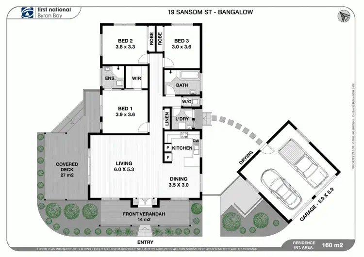 Floorplan of Homely house listing, 19 Sansom Street, Bangalow NSW 2479