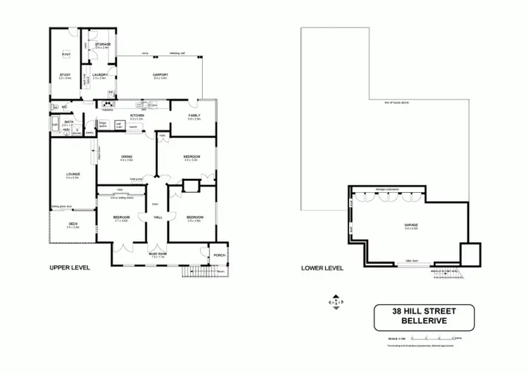 Floorplan of Homely house listing, 38 Hill Street, Bellerive TAS 7018