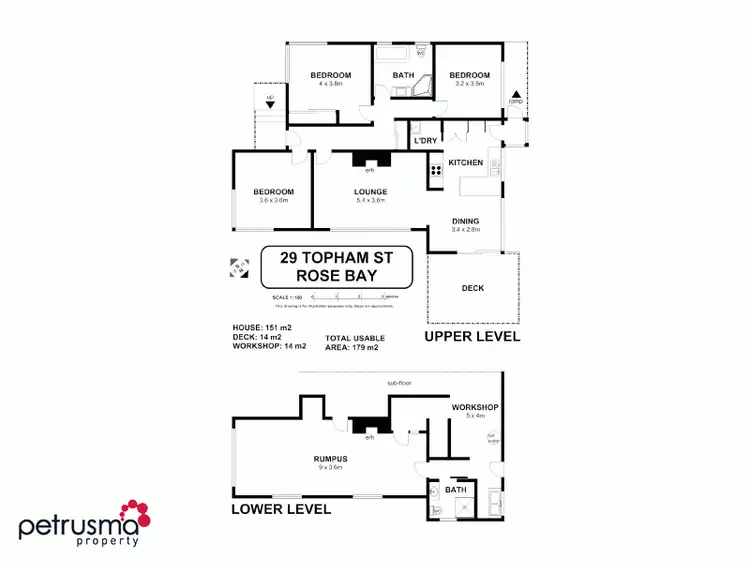 Floorplan of Homely house listing, 29 Topham Street, Rose Bay TAS 7015
