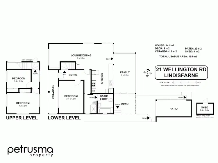 Floorplan of Homely house listing, 21 Wellington Road, Lindisfarne TAS 7015