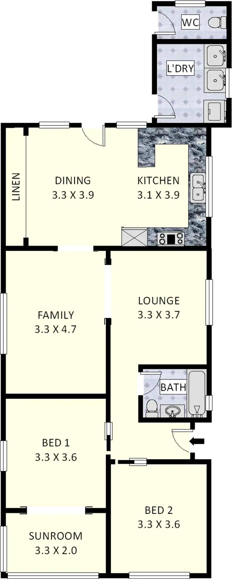 Floorplan of Homely house listing, 19 Roslyn Street, Ashbury NSW 2193