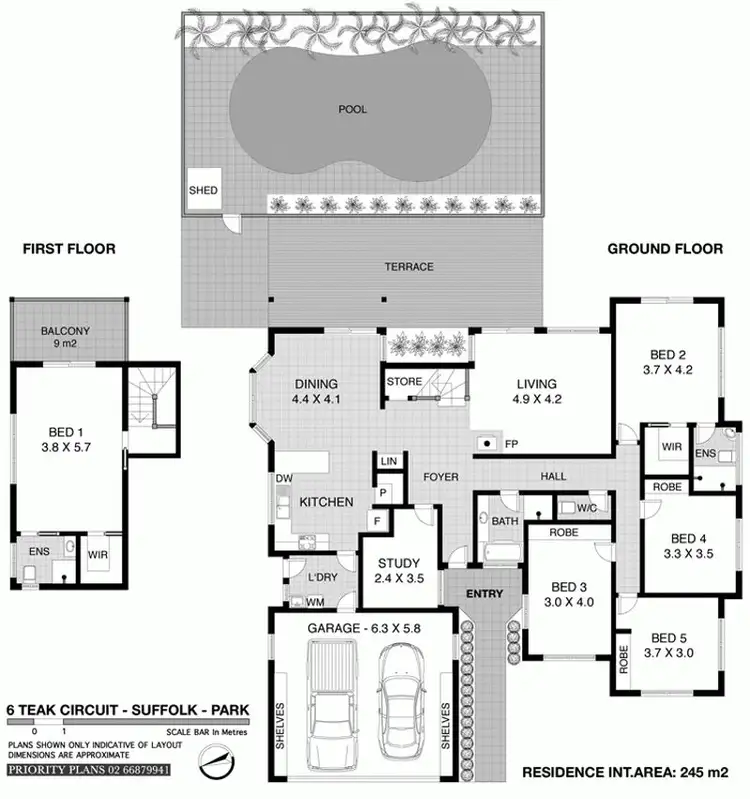 Floorplan of Homely house listing, 6 Teak Circuit, Suffolk Park NSW 2481