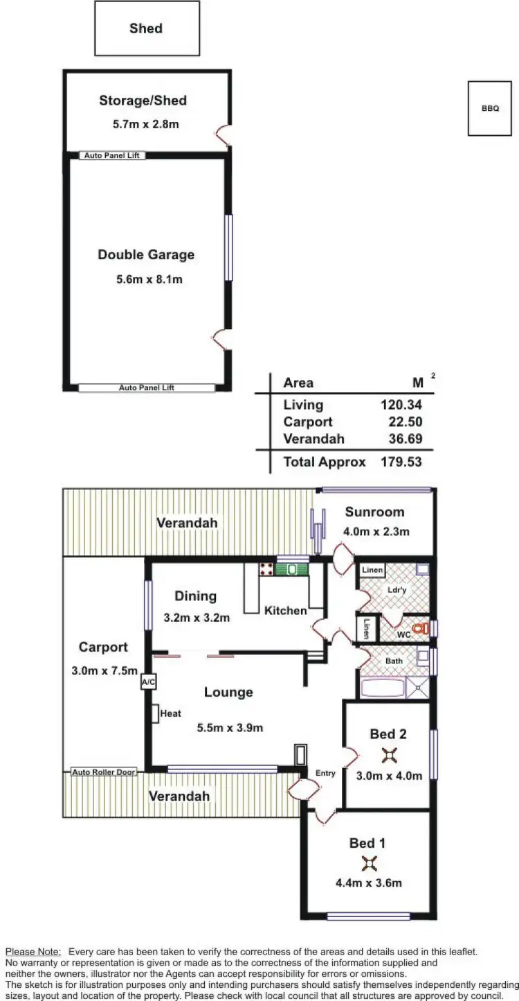 Floorplan of Homely house listing, 2A Fifth Avenue, Semaphore Park SA 5019