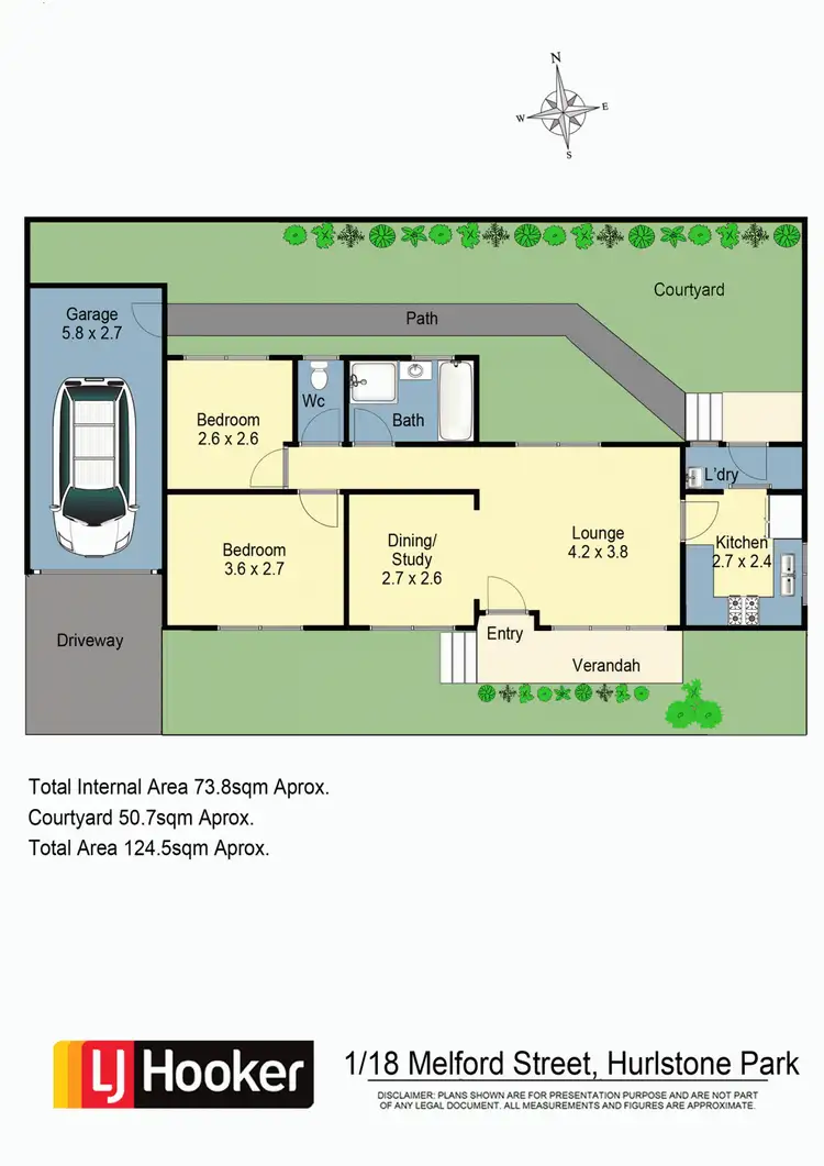 Floorplan of Homely villa listing, 1/18 Melford Street, Hurlstone Park NSW 2193