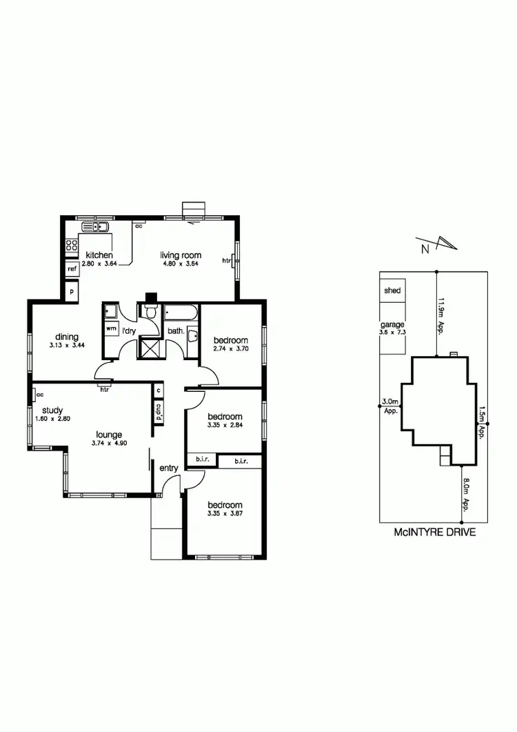 Floorplan of Homely house listing, 39 Mc Intyre Drive, Altona VIC 3018