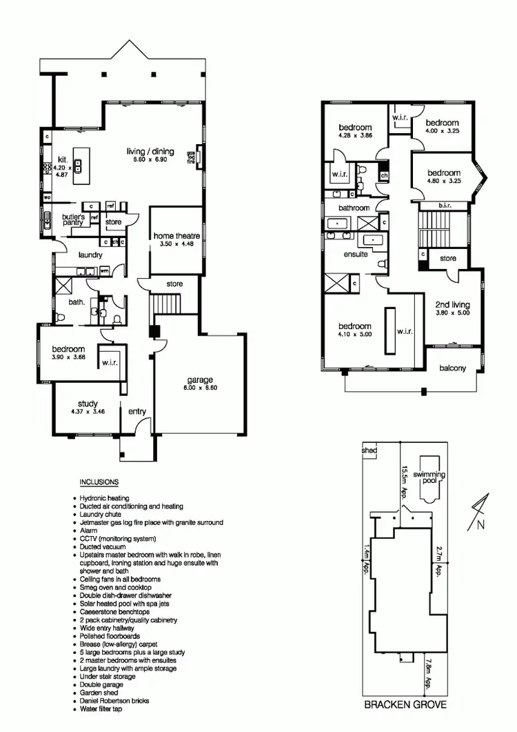 Floorplan of Homely house listing, 75 Bracken Grove, Altona VIC 3018